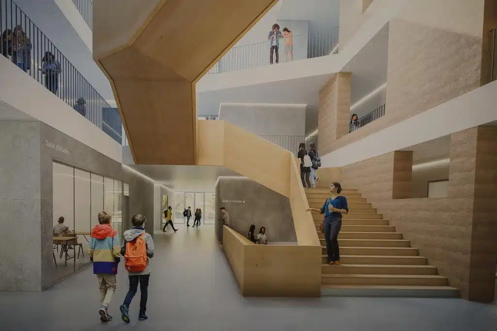 Nancy : première paille" pour futur collège au Plateau de Haye 2 nancy premiere paille pour futur college au plateau de haye 2