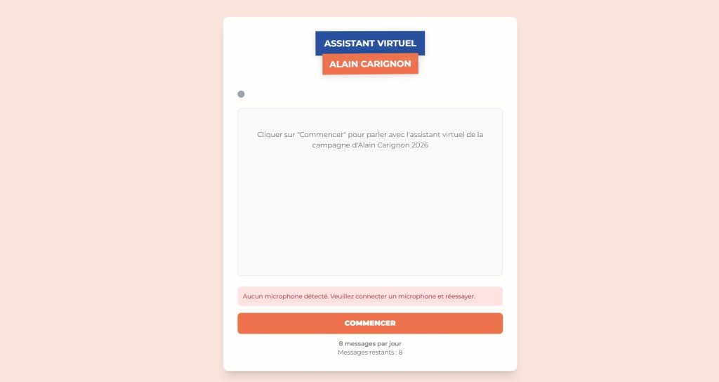 Grenoble : Alain Carignon lance un assistant virtuel clonant sa voix pour les municipales 14 fff